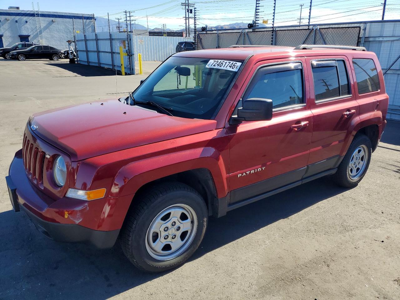 2016 JEEP PATRIOT Sport — Front 3/4