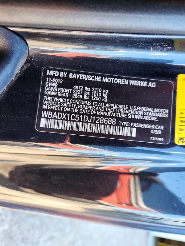 2013 BMW 335 HP — VINS