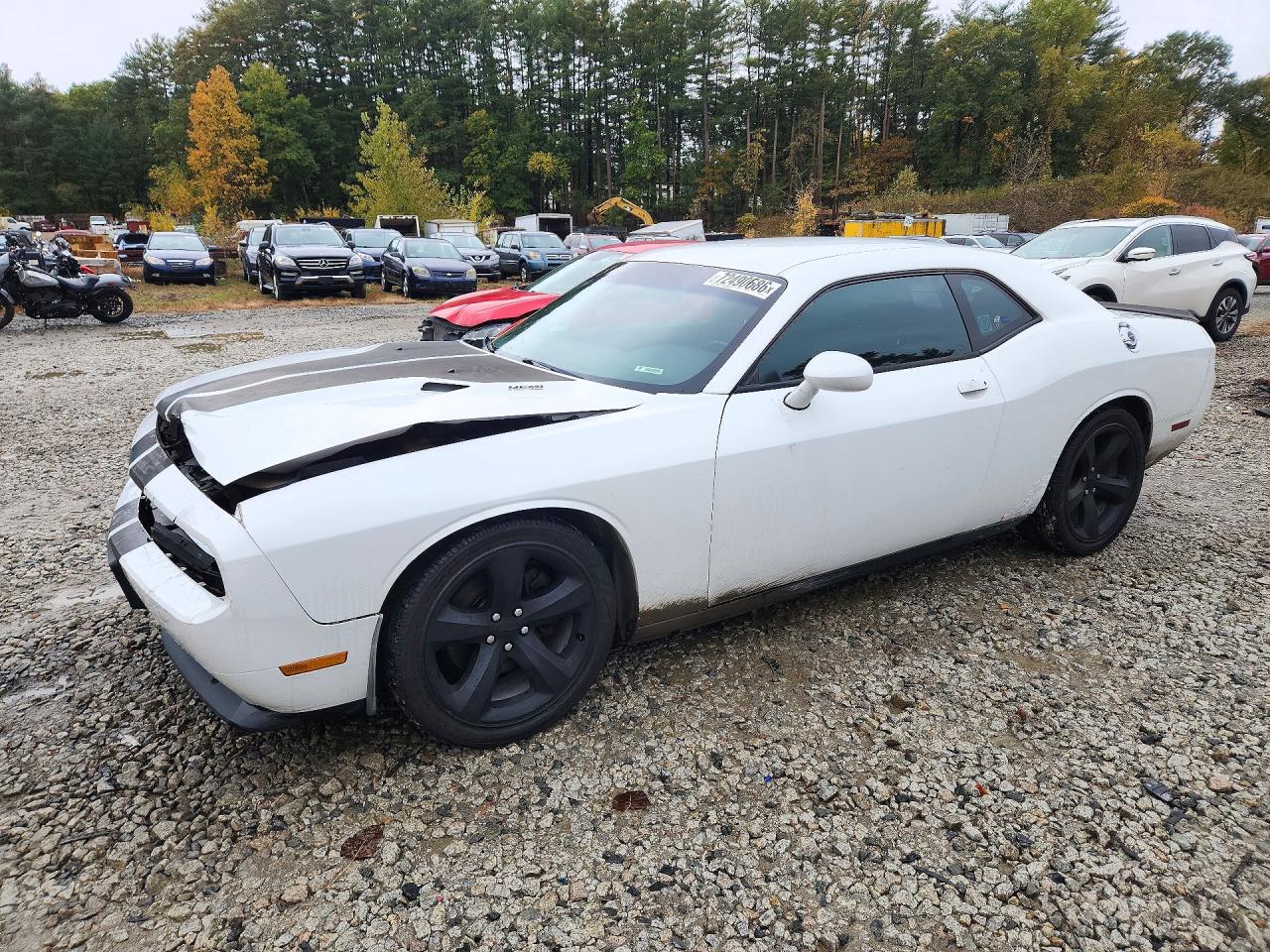 2012 DODGE CHALLENGER R/T — Front 3/4