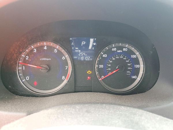 2013 HYUNDAI ACCENT GLS, GS — ODOM