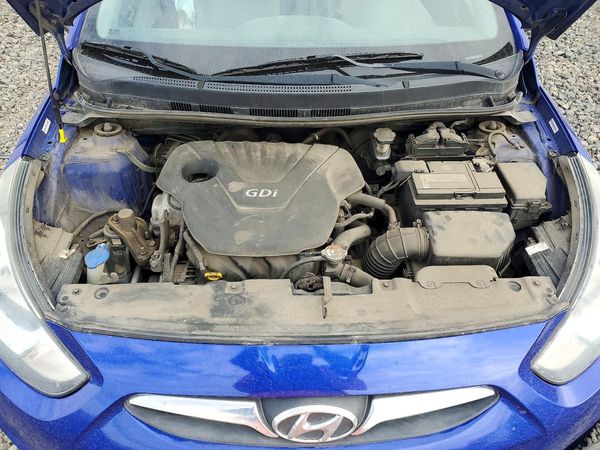 2013 HYUNDAI ACCENT GLS, GS — Engine bay