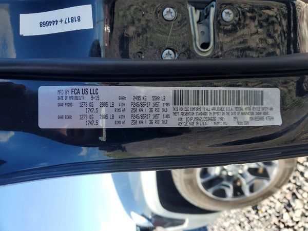 2020 JEEP CHEROKEE Trailhawk — VINS