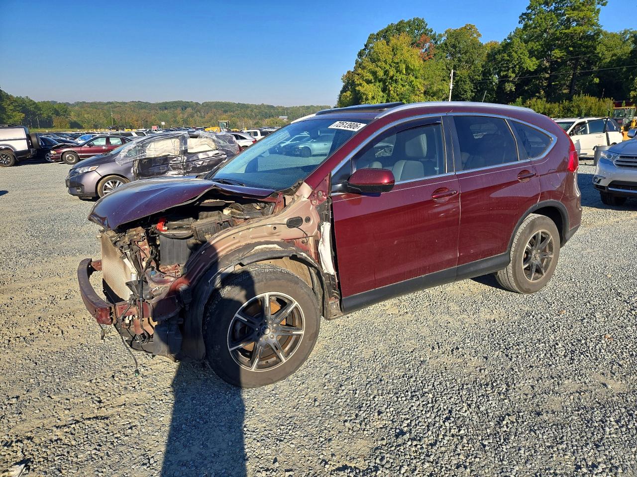 2016 HONDA CRV EX-L — Front 3/4