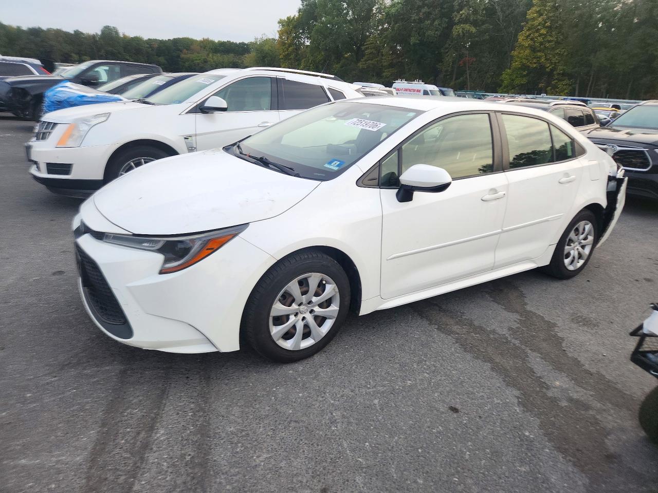 2020 TOYOTA COROLLA LE — Front 3/4