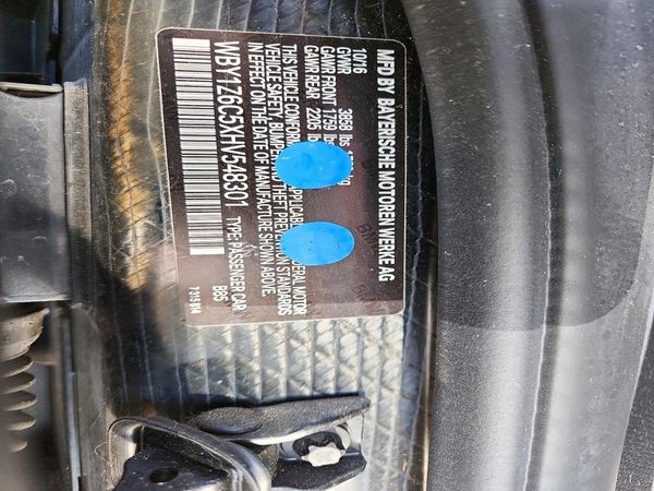 2017 BMW I3 — VINS
