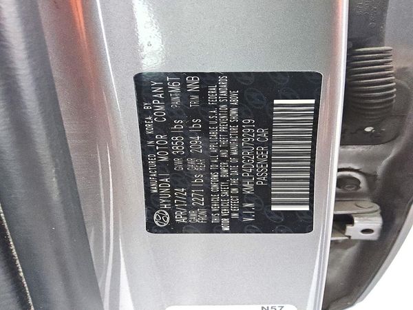 2024 HYUNDAI ELANTRA Limited — VINS
