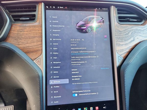 2020 TESLA MODEL X — ODOM