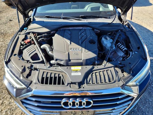2021 AUDI A8 quattro — Engine bay