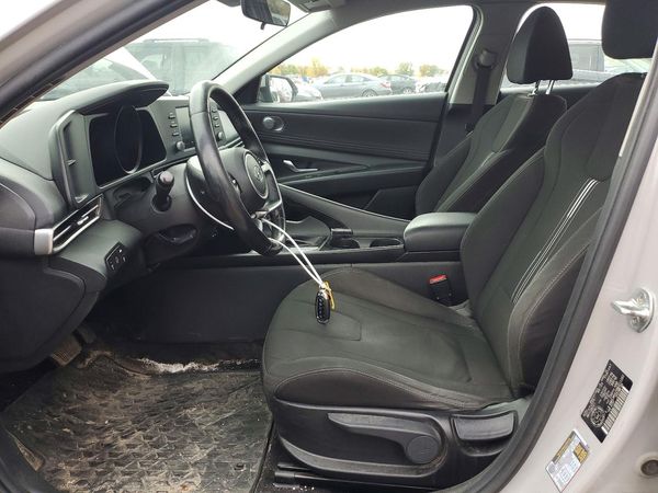 2021 HYUNDAI ELANTRA Blue — DENT