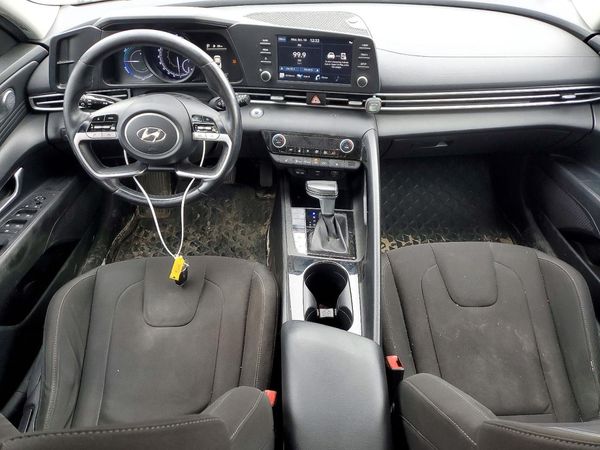 2021 HYUNDAI ELANTRA Blue — CKPT