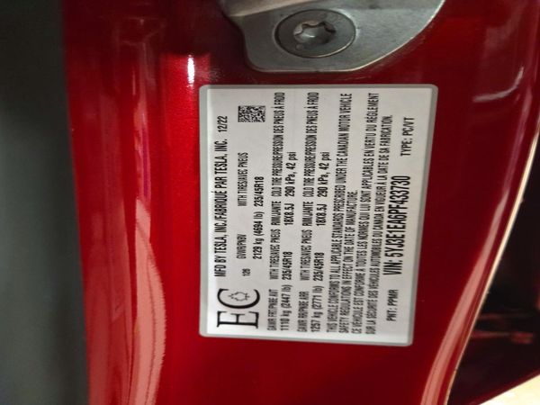 2023 TESLA MODEL 3 — VINS
