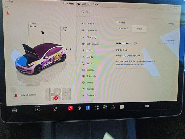 2022 TESLA MODEL 3 — ODOM