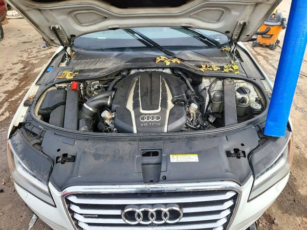 2013 AUDI A8 L — Engine bay