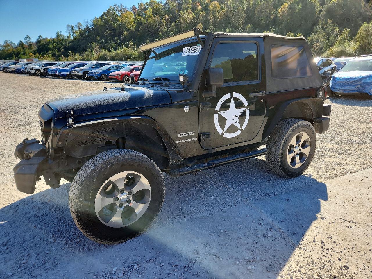 2014 JEEP WRANGLER SPORT 4X4 — Front 3/4