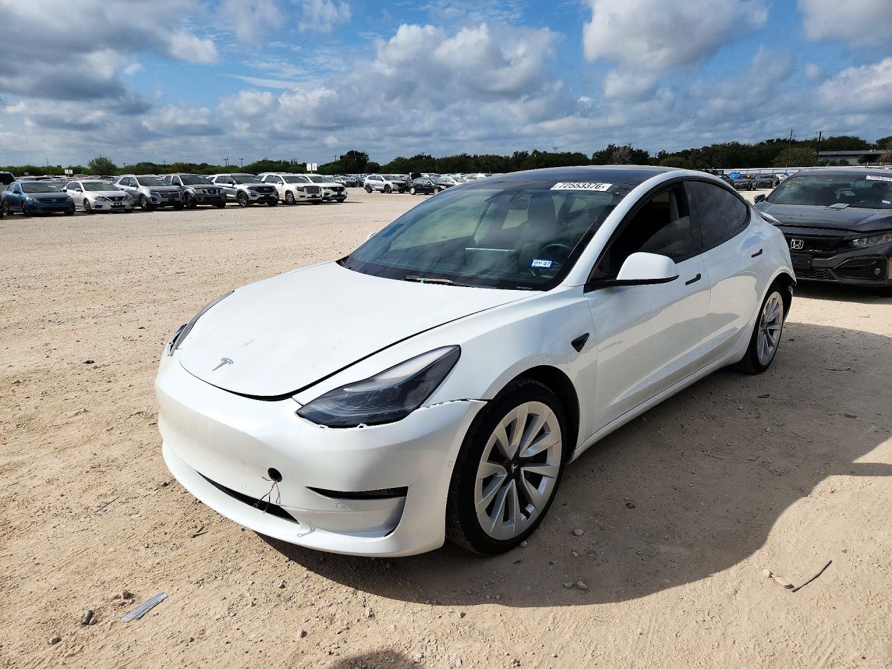 2022 TESLA MODEL 3 — Front 3/4