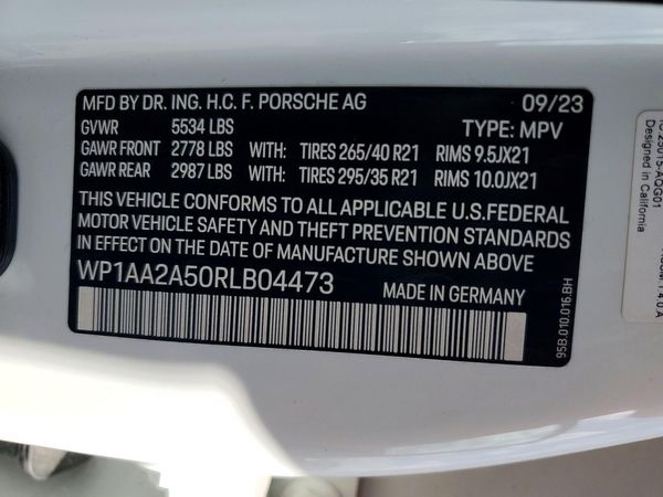 2024 PORSCHE MACAN Macan, Macan T — VINS
