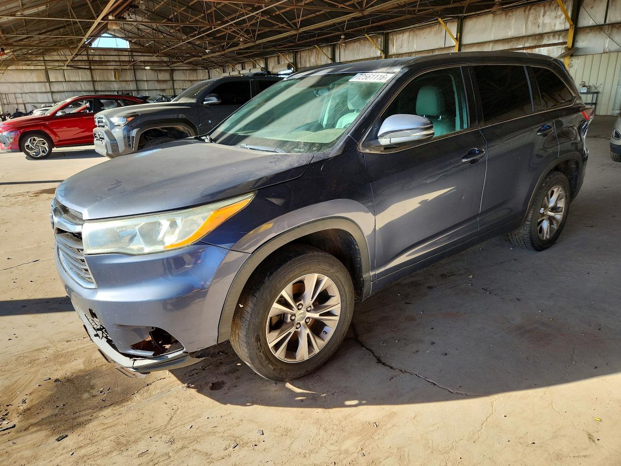 2014 TOYOTA HIGHLANDER Base/Hybrid — Front 3/4