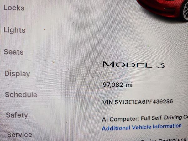 2023 TESLA MODEL 3 — ODOM