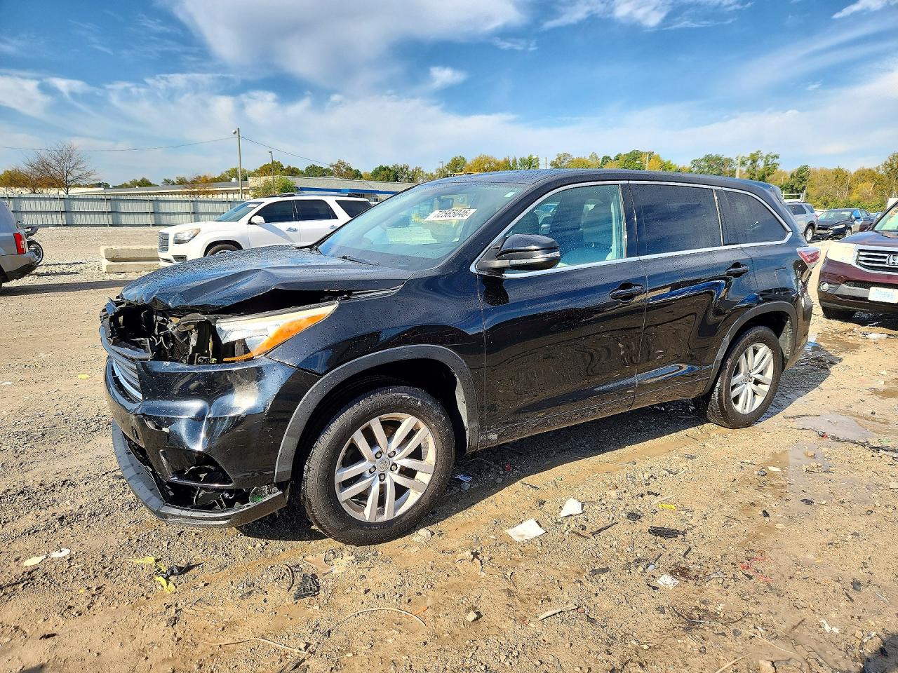 2014 TOYOTA HIGHLANDER Base/Hybrid — Front 3/4