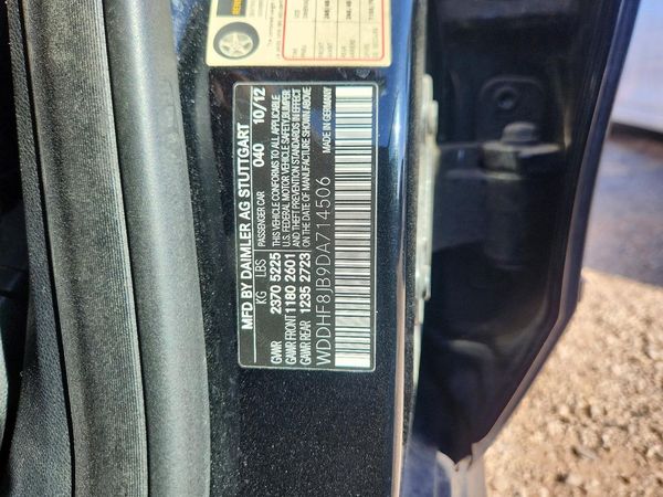 2013 MERCEDES-BENZ E-CLASS E350 4-MATIC — VINS