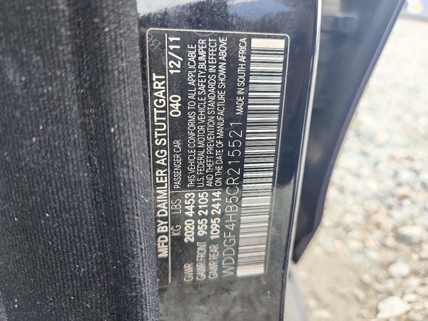 2012 MERCEDES-BENZ C-CLASS C250 — VINS
