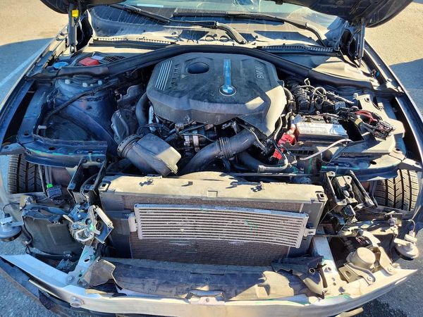2017 BMW 330E — Engine bay