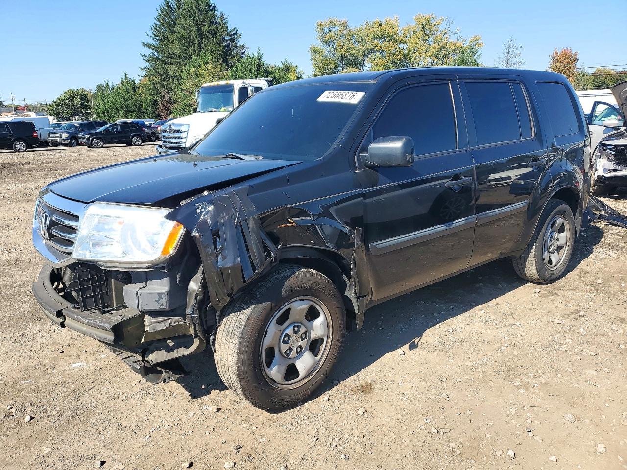 2014 HONDA PILOT LX — Front 3/4