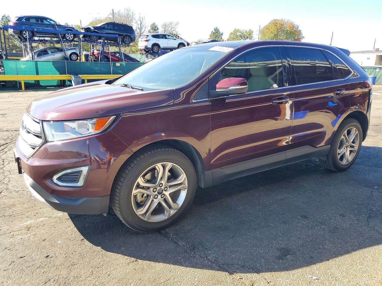 2018 FORD EDGE Titanium — Front 3/4