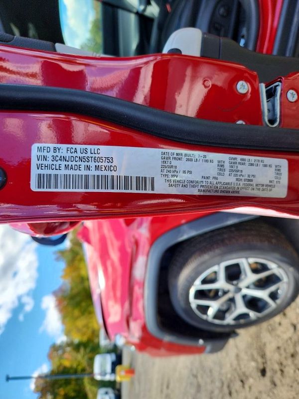 2025 JEEP COMPASS Limited — VINS