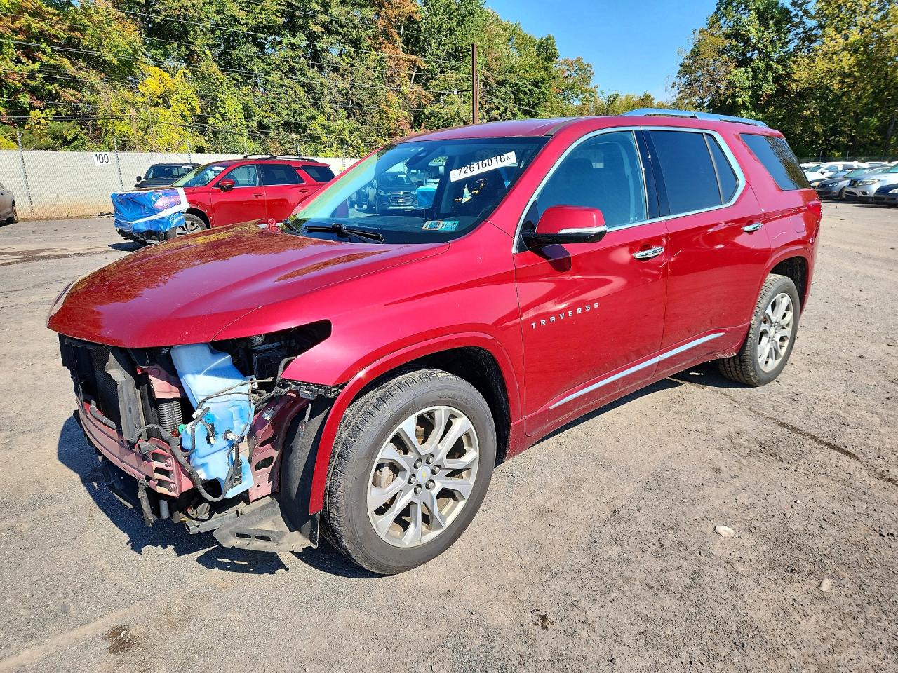 2020 CHEVROLET TRAVERSE Premier — Front 3/4
