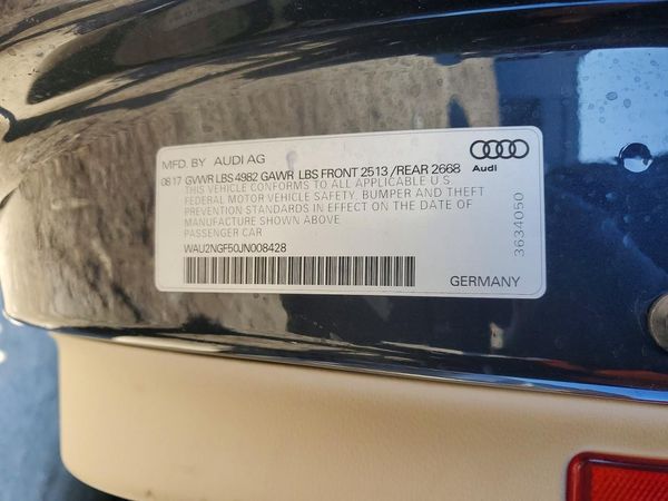 2018 AUDI A5