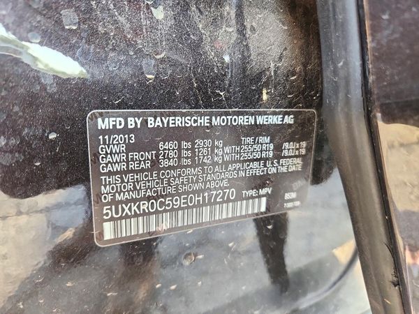 2014 BMW X5 xDrive35i — VINS