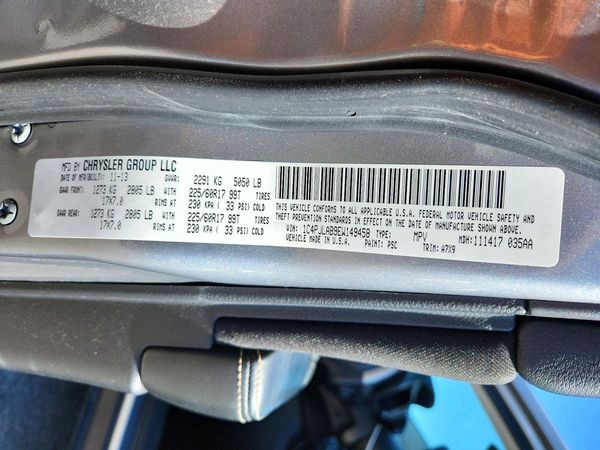 2014 JEEP CHEROKEE Sport — VINS