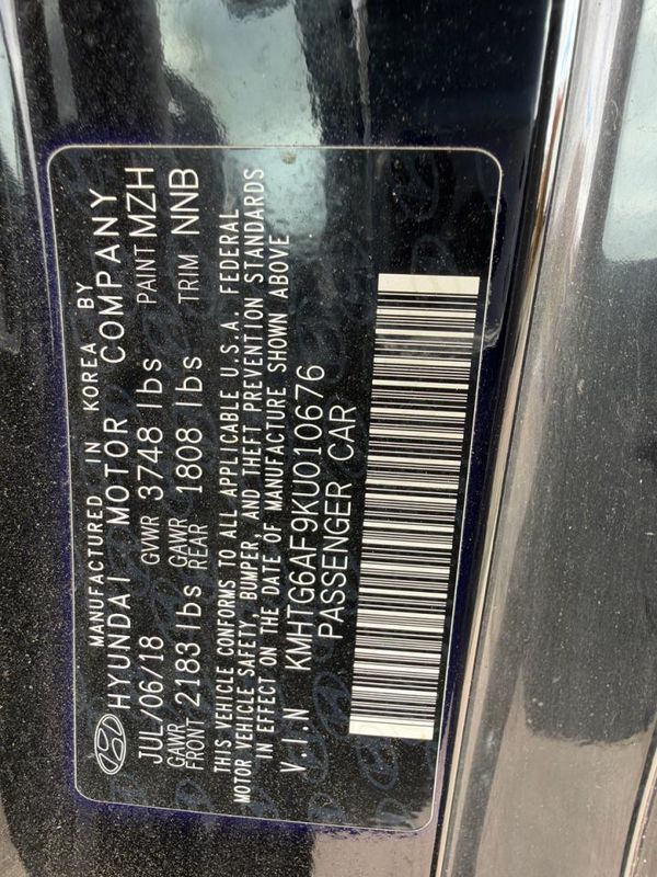 2019 HYUNDAI VELOSTER 2.0L and 2.0L Premium