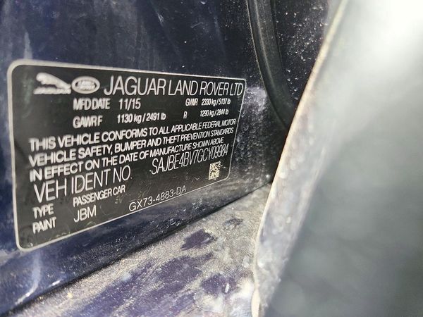 2016 JAGUAR XF Prestige — VINS