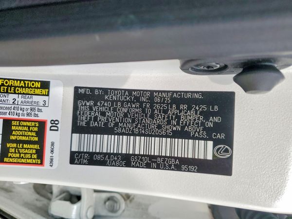 2025 LEXUS ES 350 350 Premium