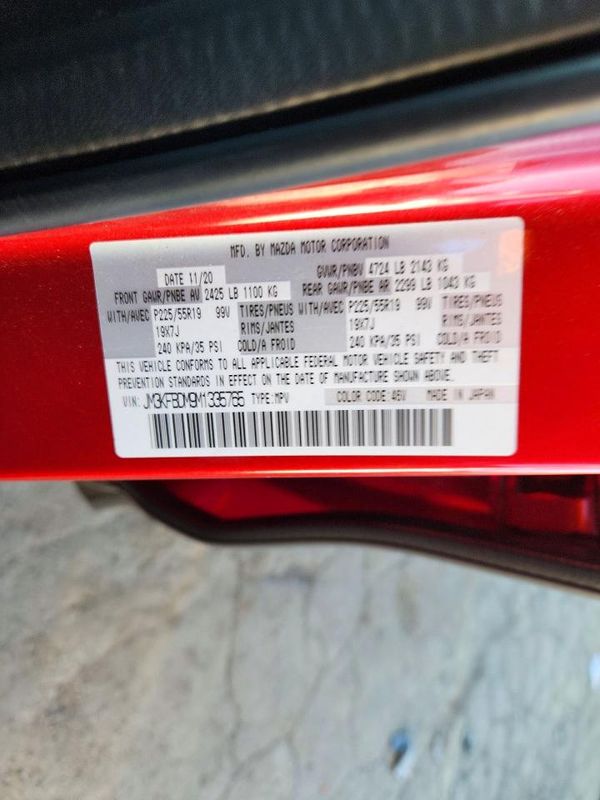 2021 MAZDA CX-5 Grand Touring — VINS