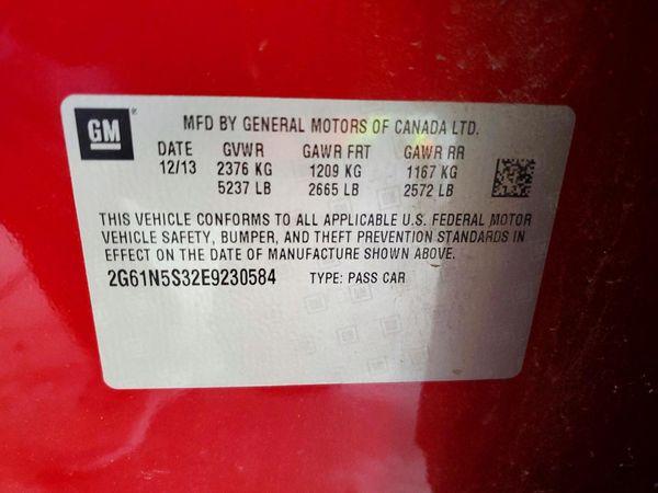 2014 CADILLAC XTS Luxury — VINS