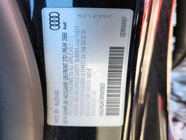 2015 AUDI A7 — VINS