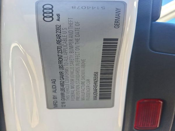 2017 AUDI A4 Premium, Ultra Premium — VINS