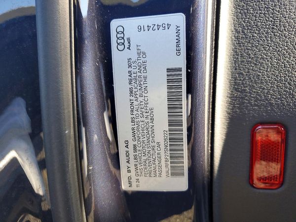 2025 AUDI S7 quattro Premium Plus — VINS