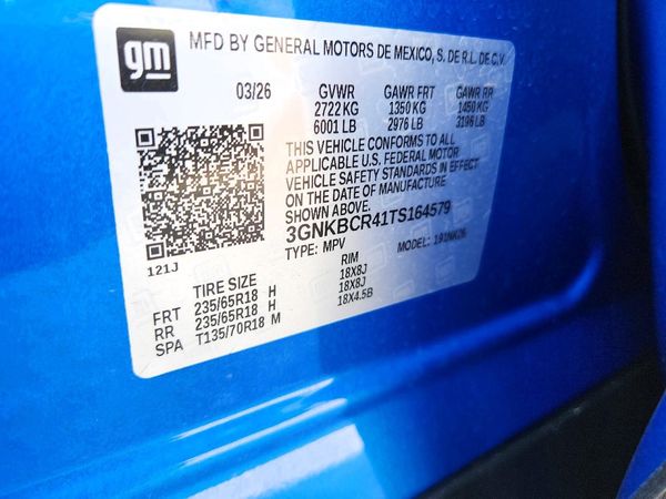 2026 CHEVROLET BLAZER 2LT — VINS