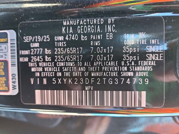 2026 KIA SPORTAGE LX — VINS