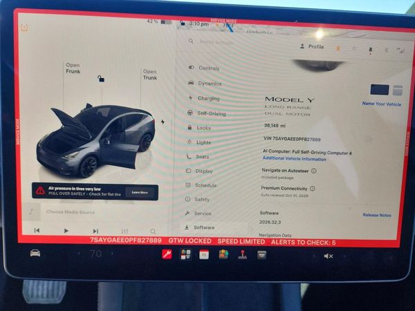 2023 TESLA MODEL Y — ODOM