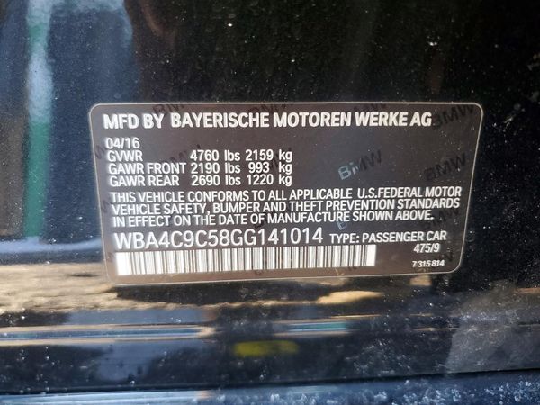 2016 BMW 428 xDrive GC