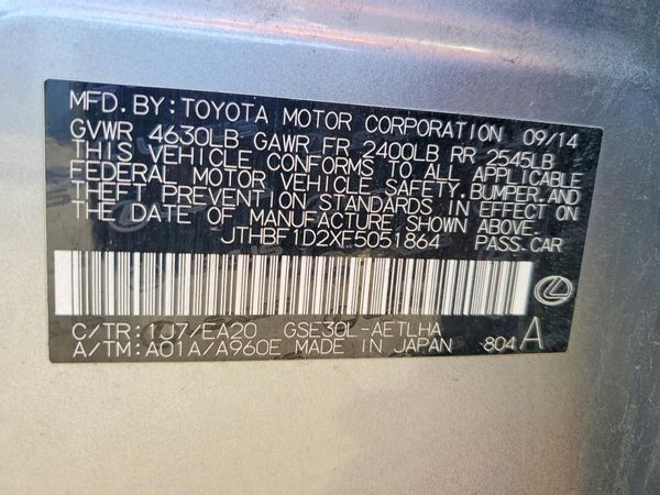 2015 LEXUS IS 250