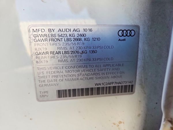 2017 AUDI Q5 quattro Premium