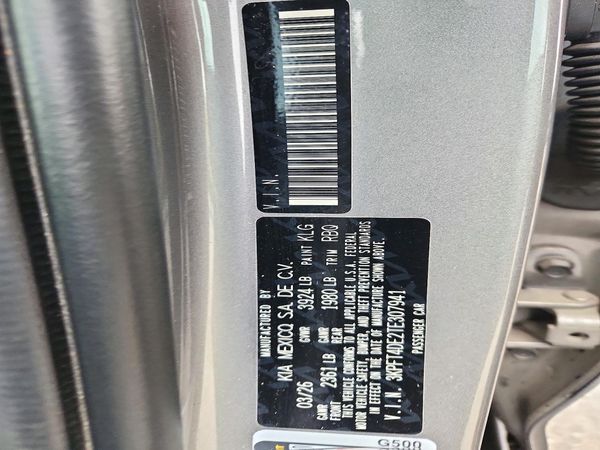 2026 KIA K4 LX, LXS — VINS