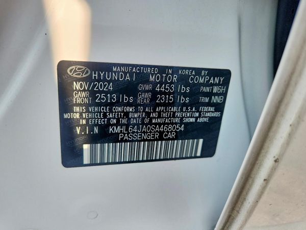2025 HYUNDAI SONATA — VINS