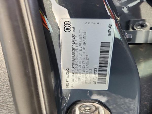 2019 AUDI A3 quattro Premium Plus — VINS
